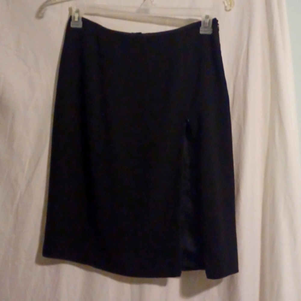 Drama Women’s Pencil Skirt Black Knee Length Sz 8 lined